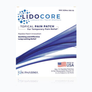 Packaging front view of LidoCore. 