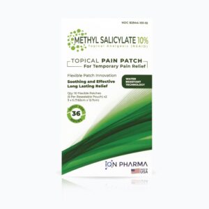 Packing front view of Methyl salicylate 10 percent by iON Pharma USA